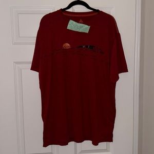 Red Prana XXL Calder Crew T-Shirt